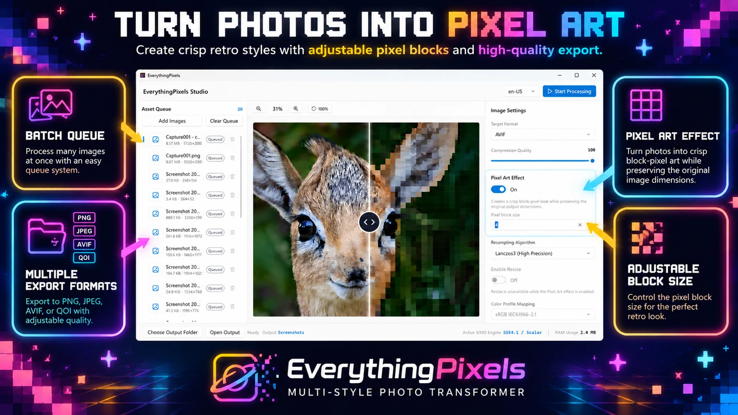 EverythingPixels, authentic Microsoft Store listing screenshot