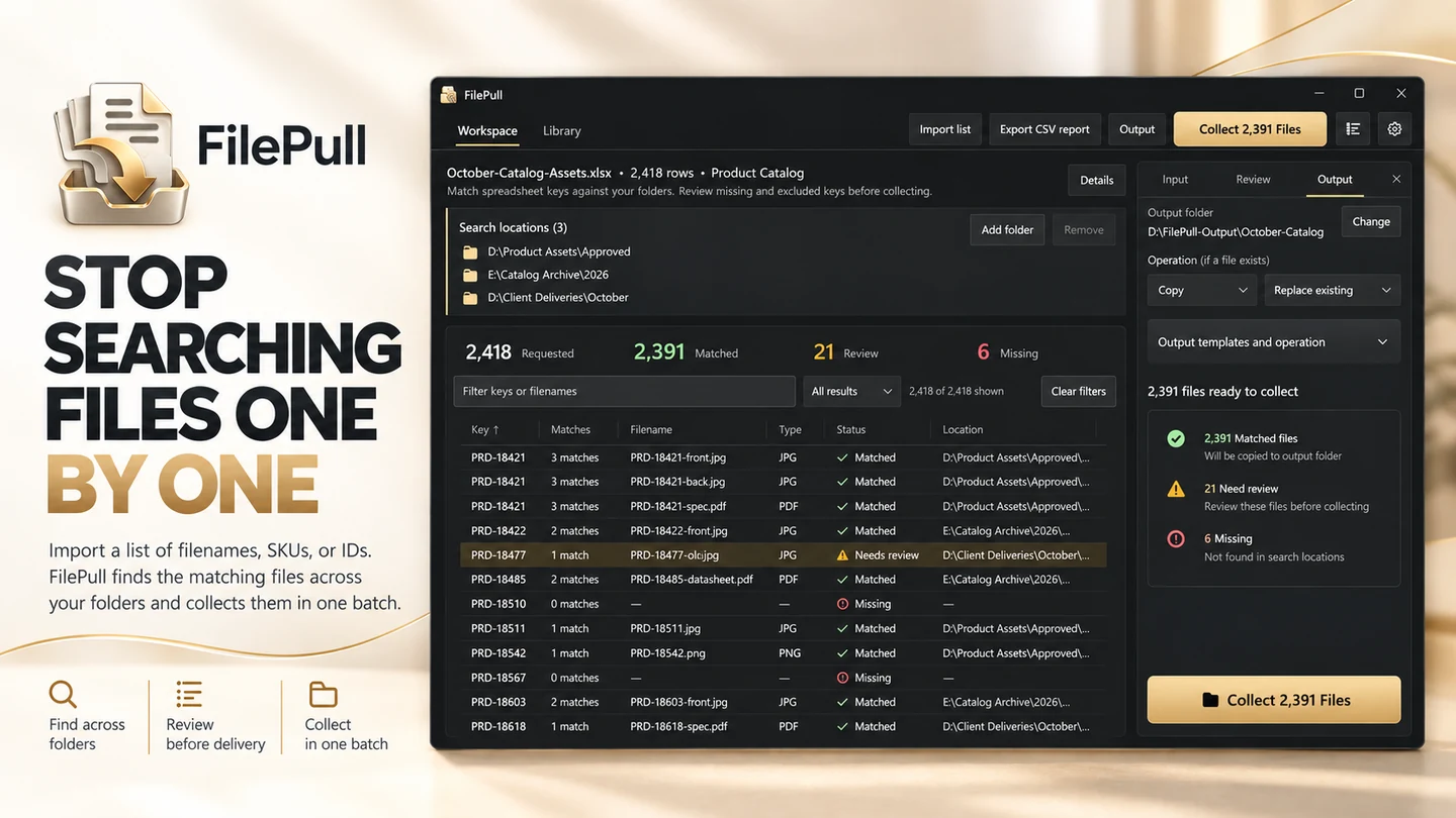 FilePull, authentic Microsoft Store listing screenshot
